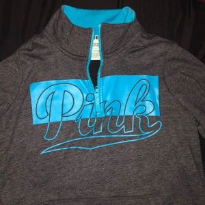 VS Pink Blue and Black Sweater